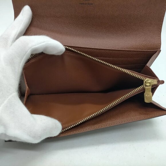 Louis Vuitton LV Long Wallet Brown Monogram 400-082325 - Picture 6 of 9